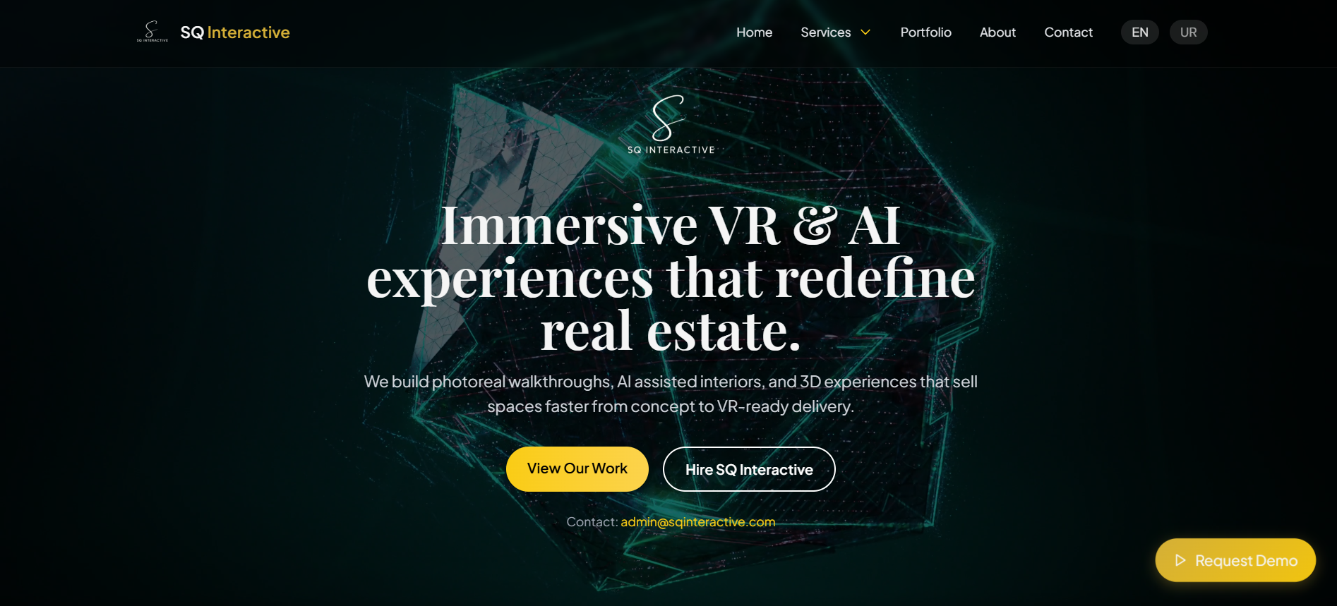 SQ Interactive website